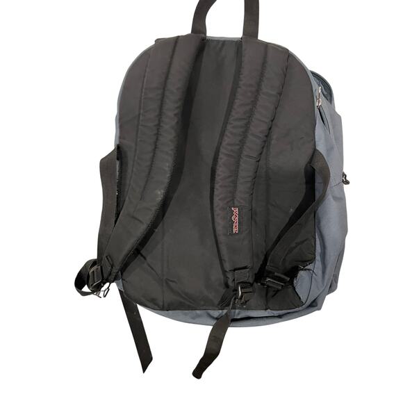 JanSport Right pack 3 Section Gray Black Backpack - Picture 2 of 5
